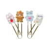 Creative cartoon soft and cute animals, bear paper clips, student office stationery, bookmarks, cross-border exclusive supply, paper clip wholesale Item Picture